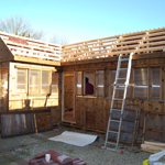 L-Shaped loft construction.