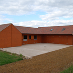 U-Shaped stable and garage.