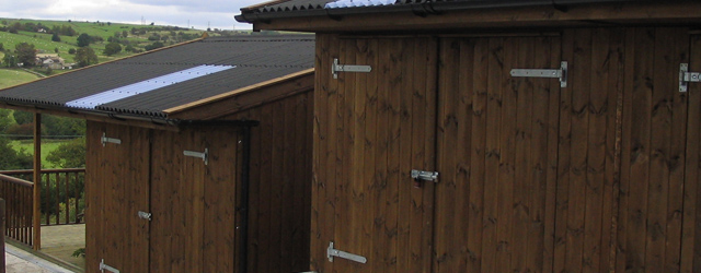 Timber garages Wooden garages