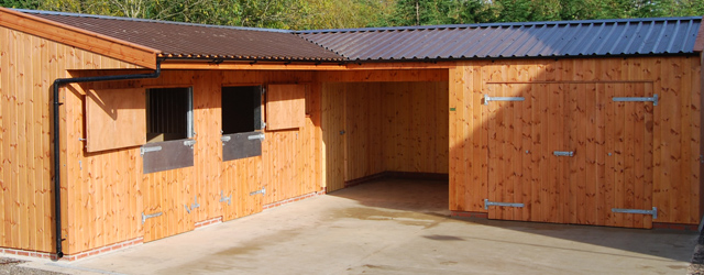 Heavy duty wooden stables